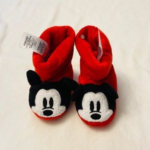 Disney Red Mickey Minnie Mouse 6M Shoes